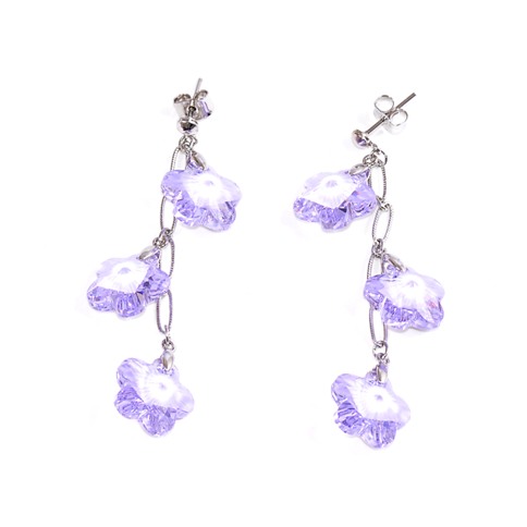 Серьги - Swarovski - 1103-СР-SW-009