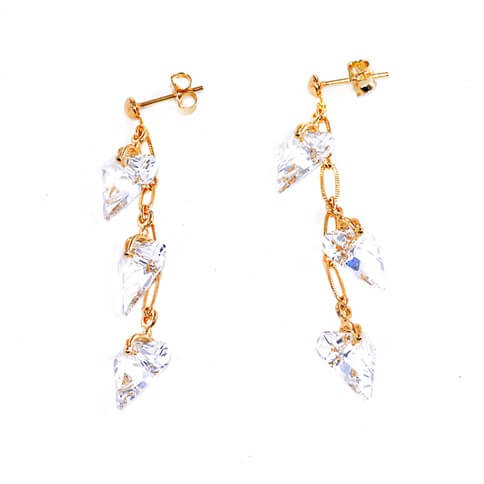 Серьги - Swarovski - 1102-СР-SW-006