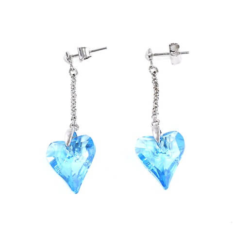 Серьги - Swarovski - 1102-СР-SW-003