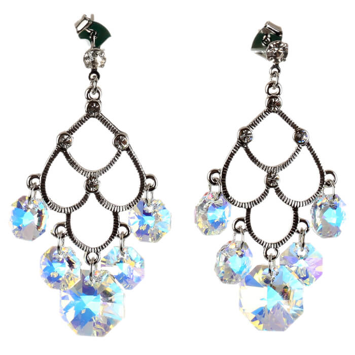 Серьги - Swarovski - 1312-СР-SW-054