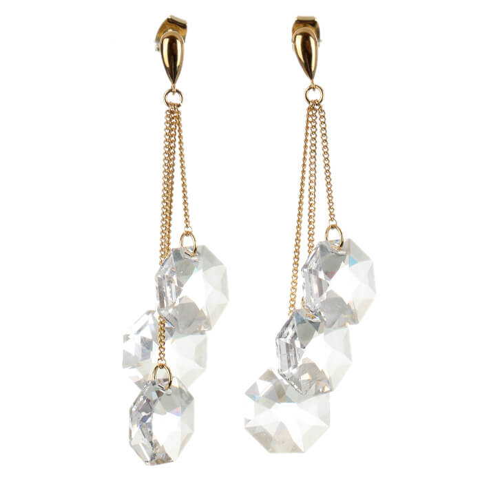 Серьги - Swarovski - 1312-СР-SW-040