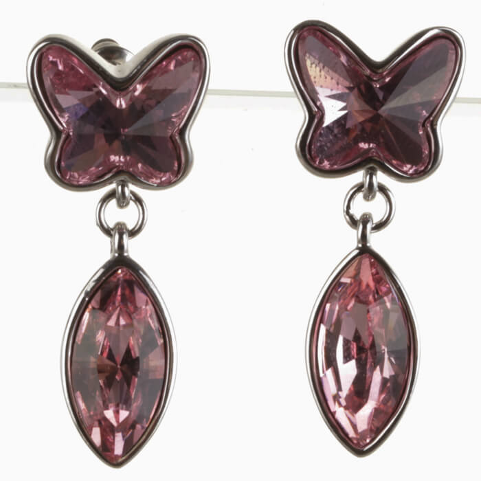Серьги - Swarovski - 1402-СР-SW-016