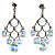 Серьги - Swarovski - 1312-СР-SW-054
